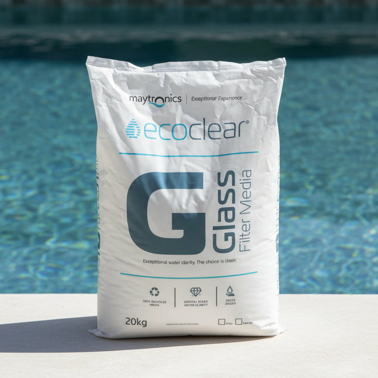 Maytronics Ecoclear Glass Media Coarse 20kg - Pool Filter Media