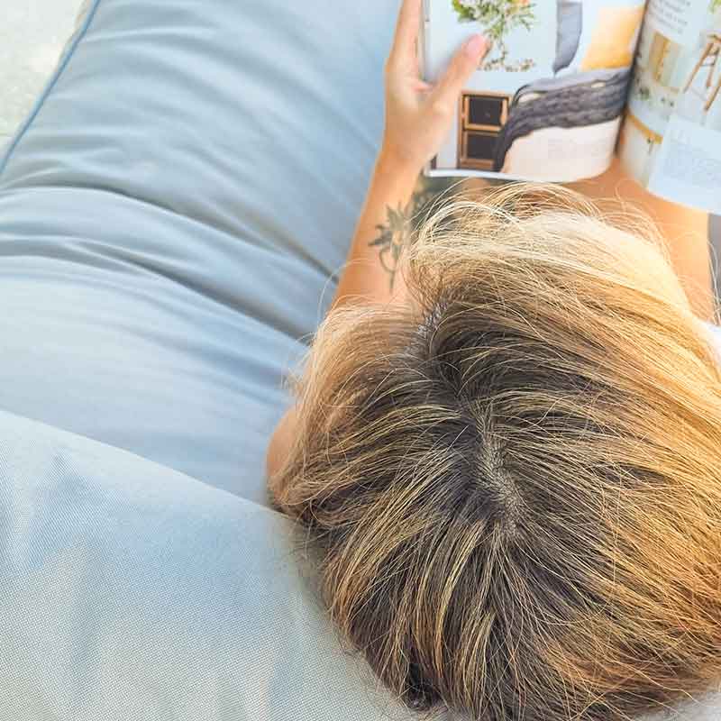 Mooi Living Nevaeh Outdoor Sunbed - Outdoor Bean Bag