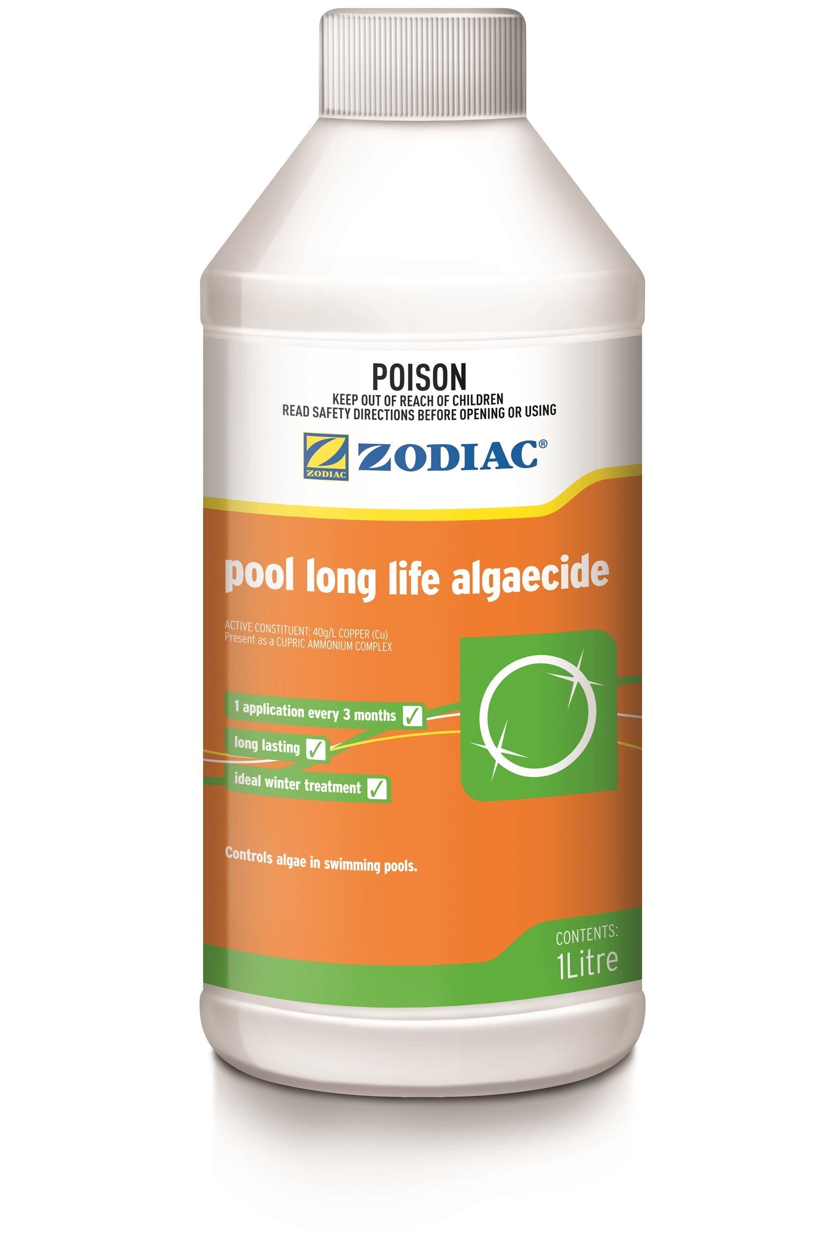 Zodiac Long Life Pool Algaecide 1L