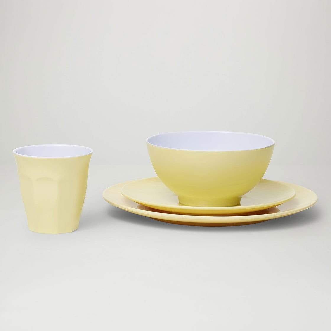 Classic Melamine Dinner Set (24 Piece) - Pastel ‘Dream’ - Laguna Lifestyle