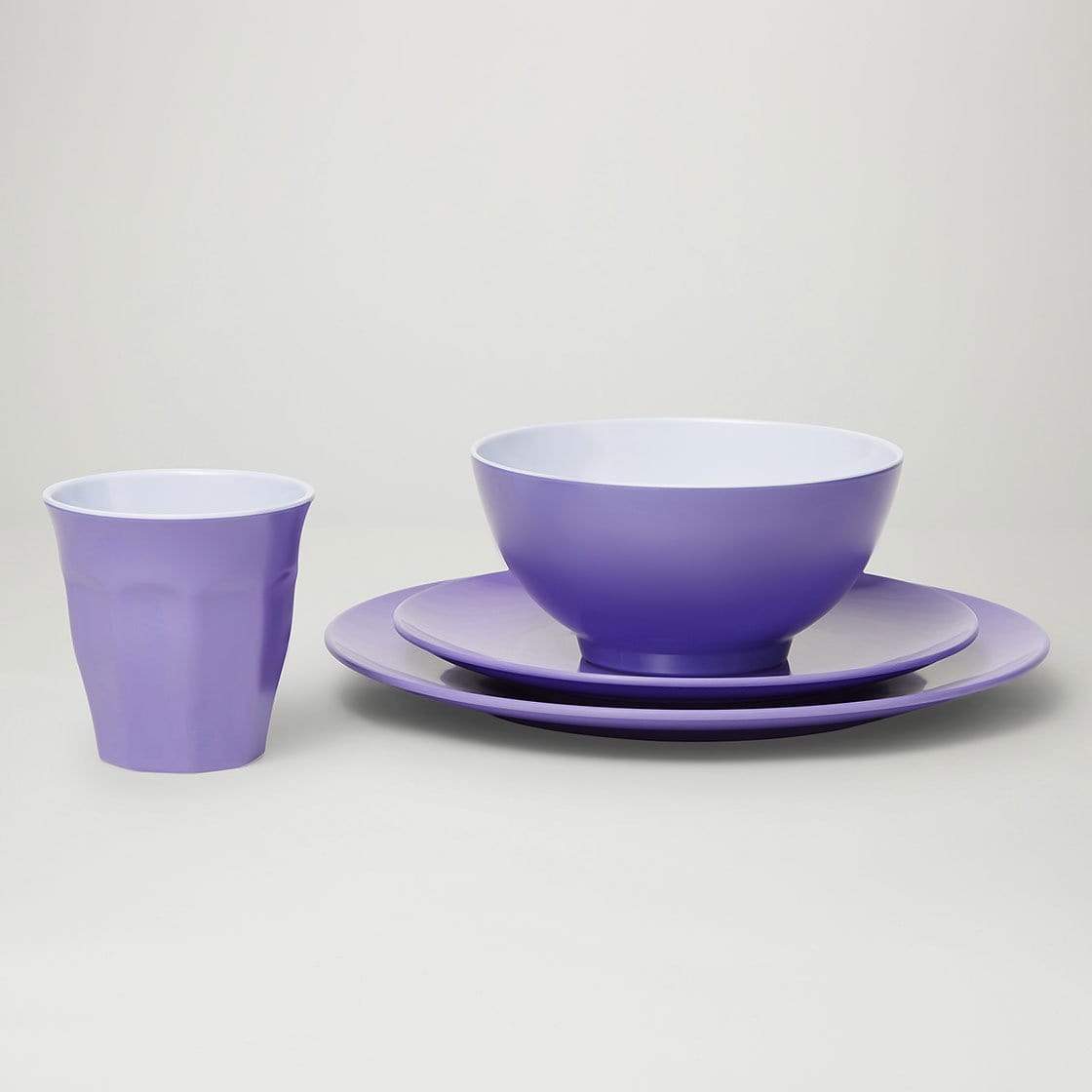 Classic Melamine Dinner Set (24 Piece) - Pastel ‘Dream’ - Laguna Lifestyle