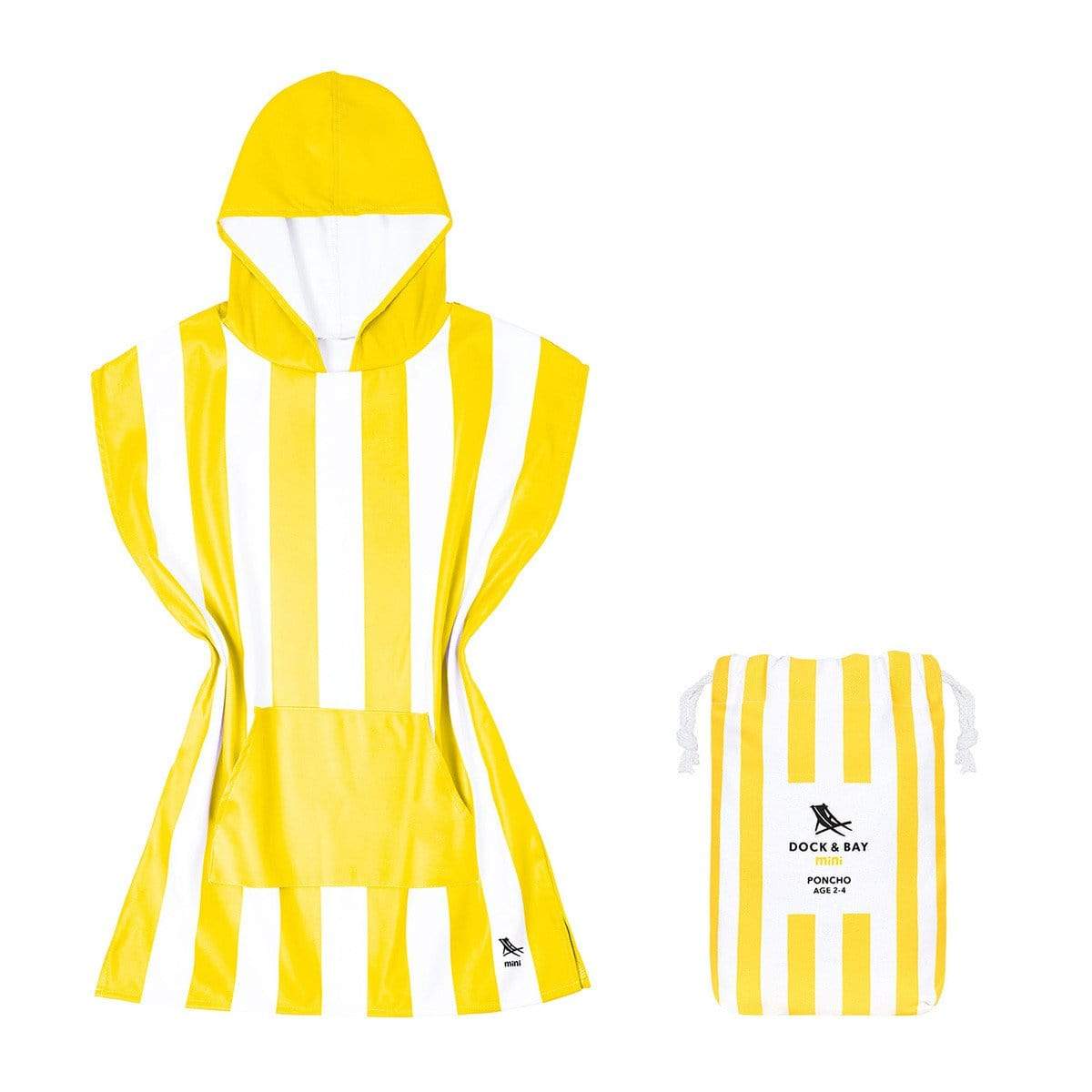Kids Poncho Hooded Towel Mini Cabana Collection - Boracay Yellow - Towel