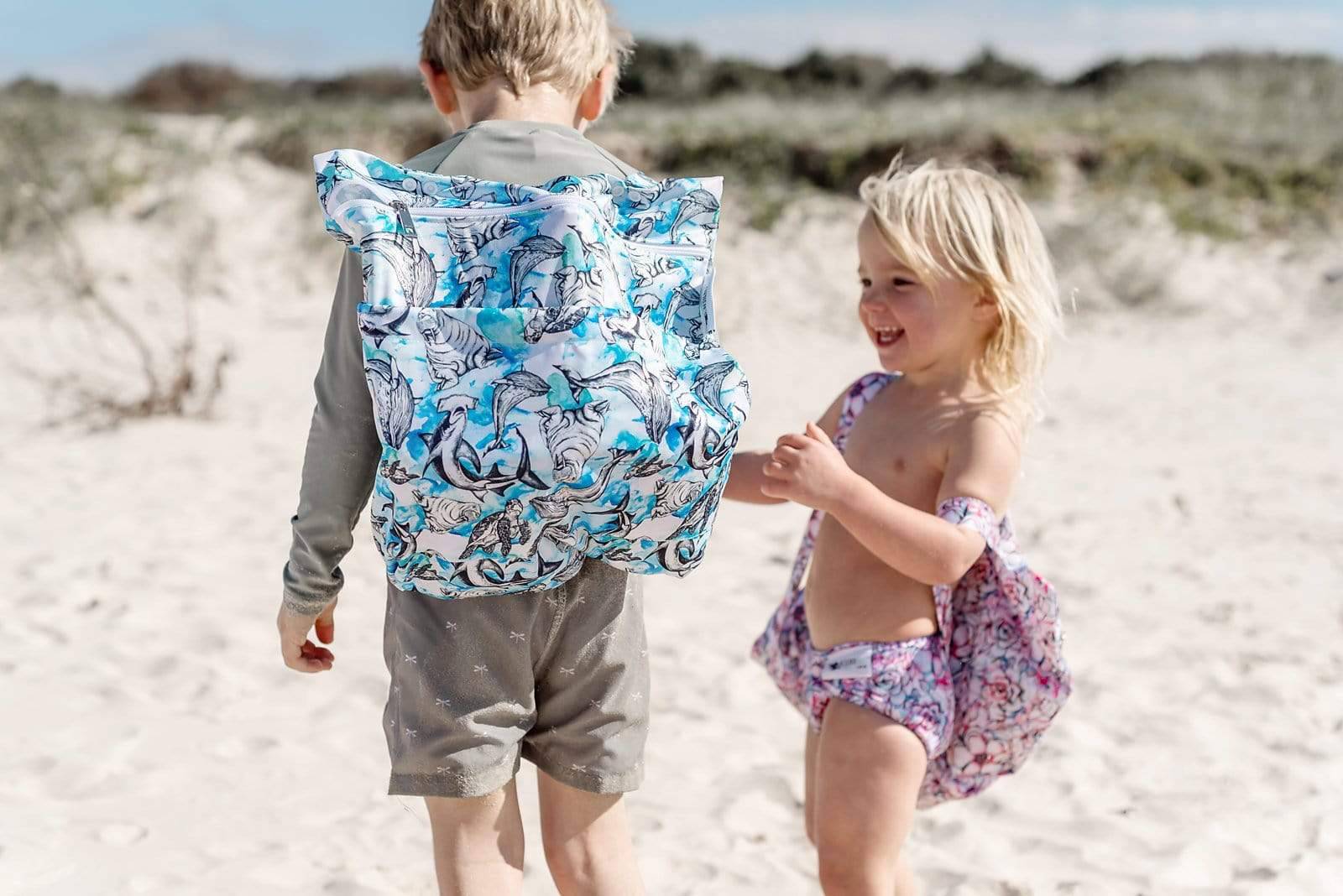 Swim Nappy Velcro - Island Breeze - Laguna Lifestyle