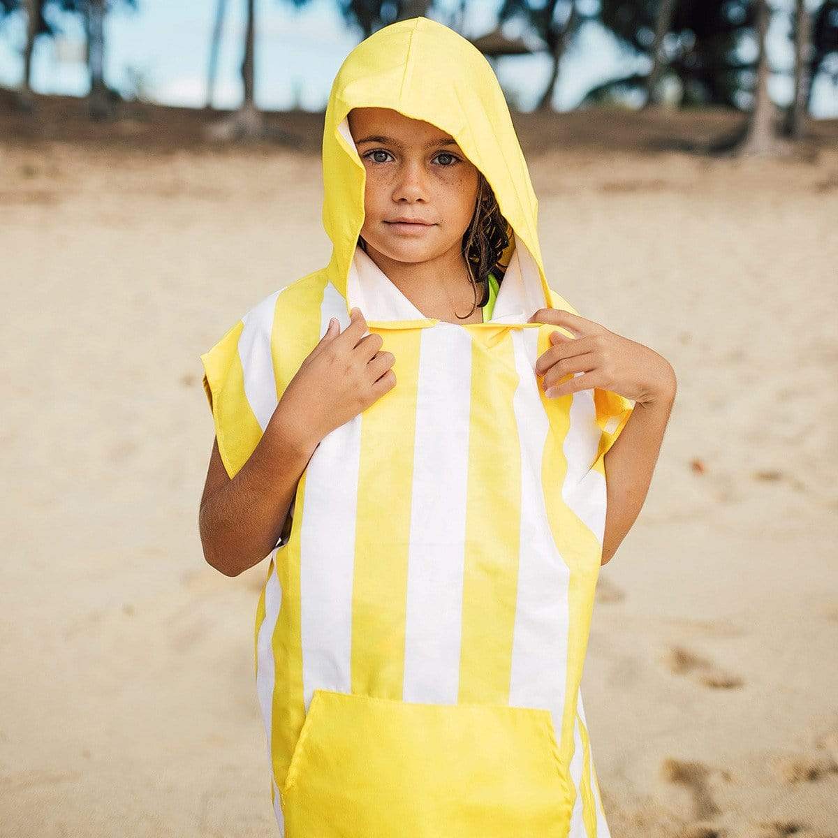 Kids Poncho Hooded Towel Mini Cabana Collection - Boracay Yellow - Towel