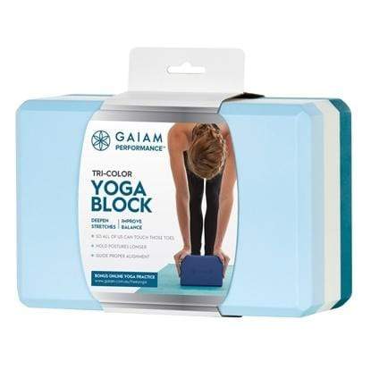 Gaiam Performance Tricolour Yoga Block - Laguna Lifestyle