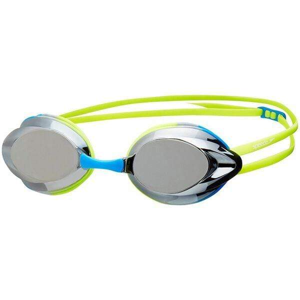 speedo opal goggles Junior Opal Mirror Goggles (6-12) - Yellow/Blue