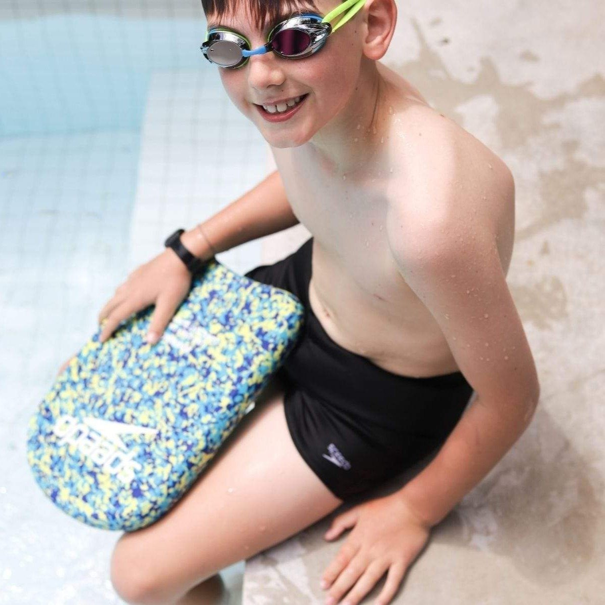 Boys Basic Aquashort - Black - Swimwear