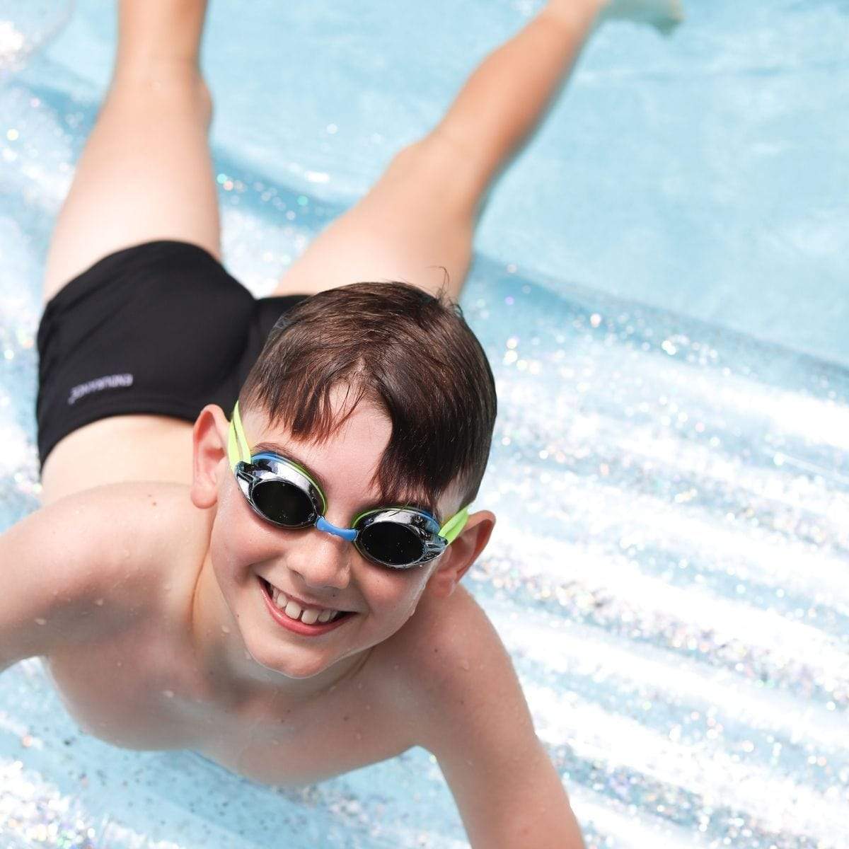 Boys Basic Aquashort - Black - Swimwear