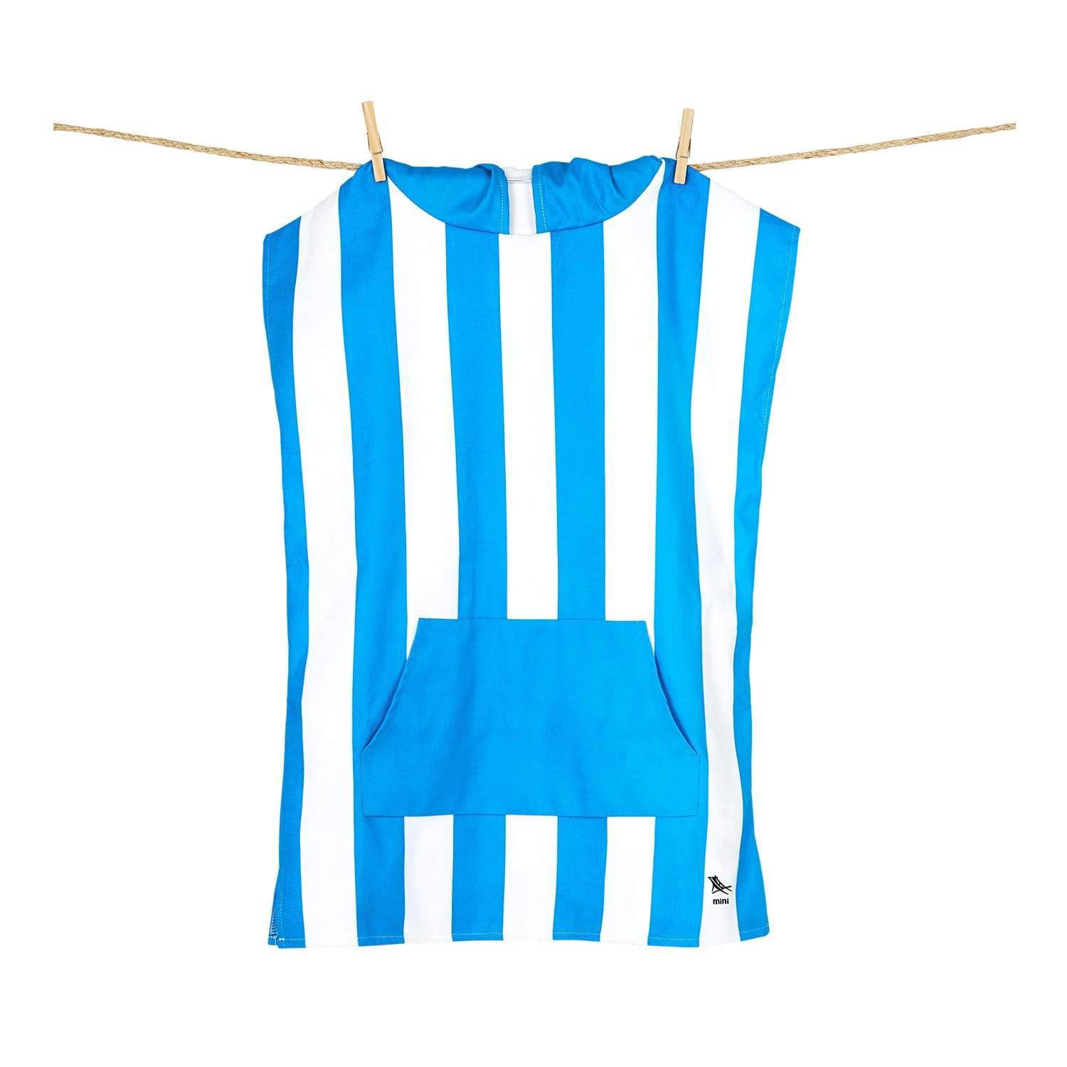 Kids Poncho Hooded Towel Mini Cabana Collection - Bondi Blue - Towel