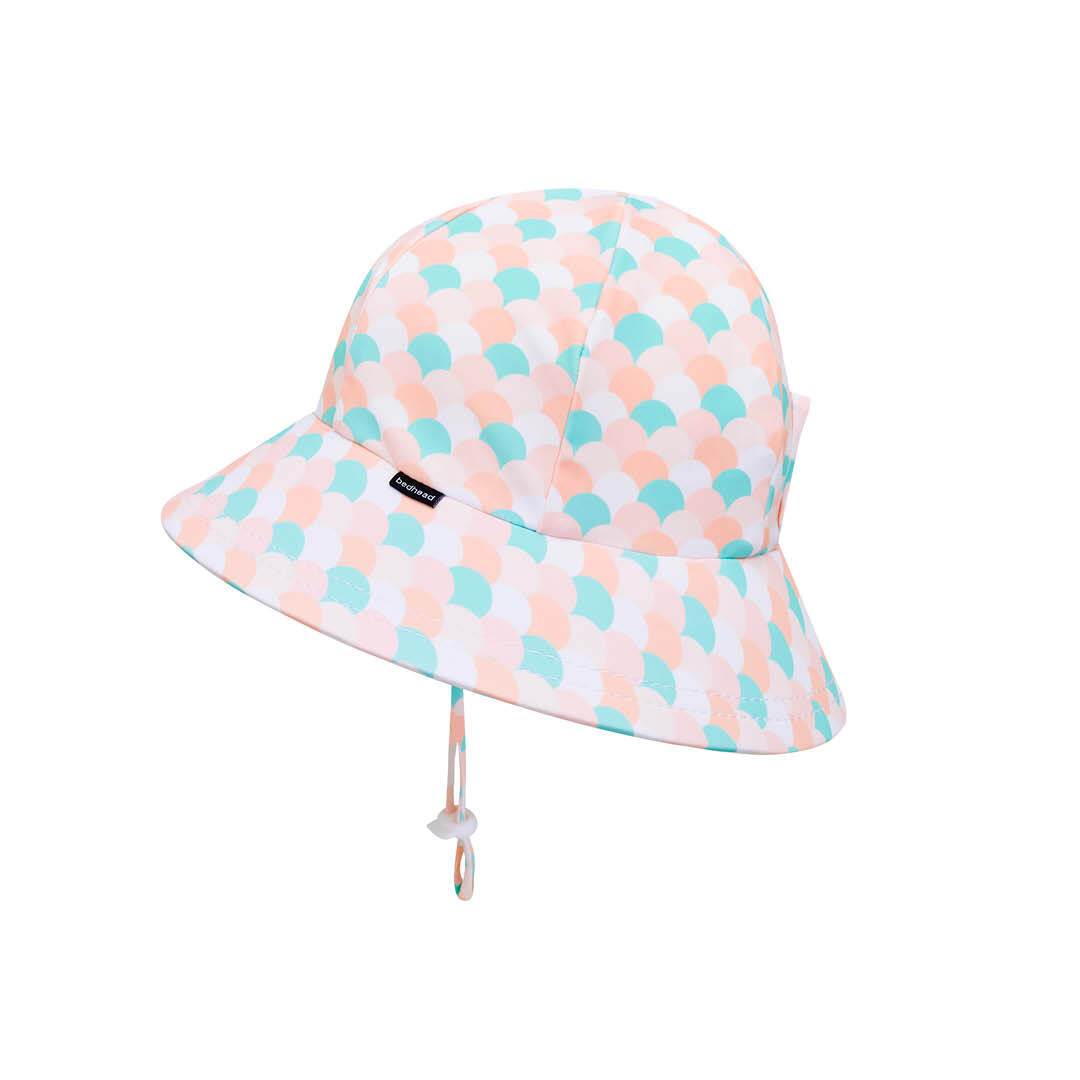 Kids Swim Ponytail Bucket Hat - Ariel - Laguna Lifestyle