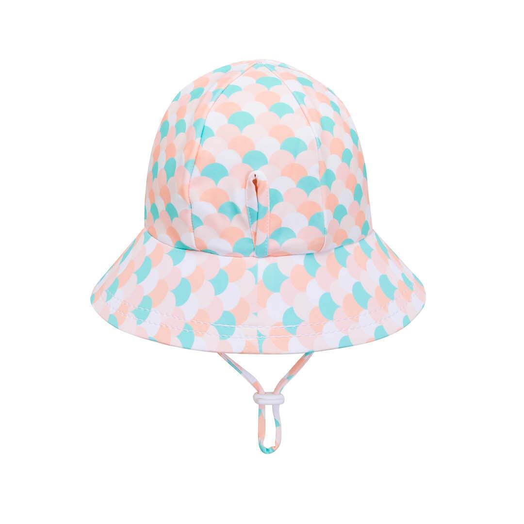 Kids Swim Ponytail Bucket Hat - Ariel - Laguna Lifestyle