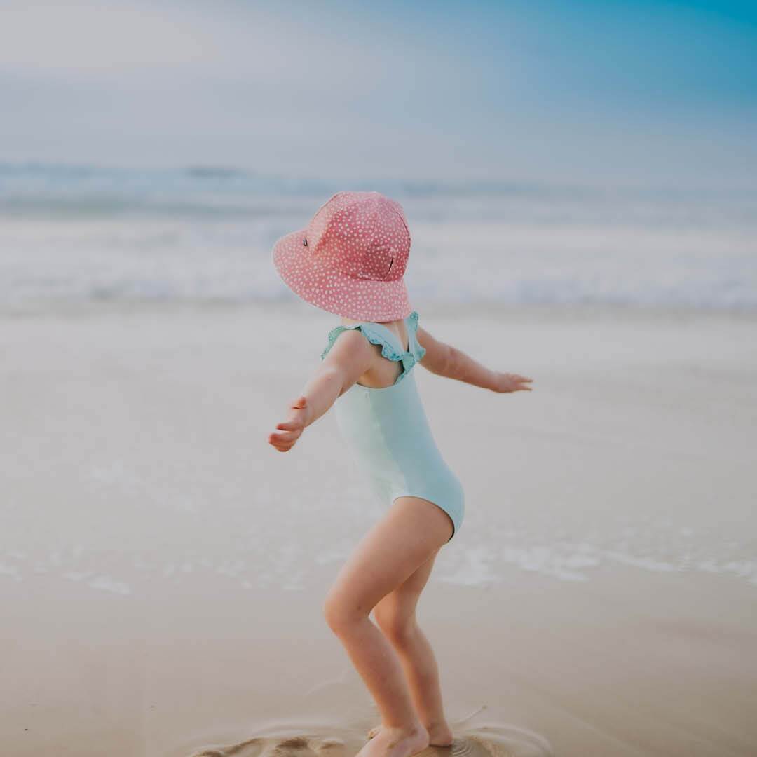 Kids Swim Bucket Hat - Spot Print - Hat