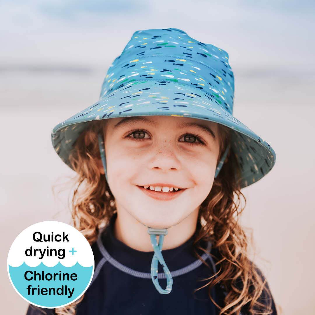 Bedhead Hat Kids Swim Bucket Hat - Fish