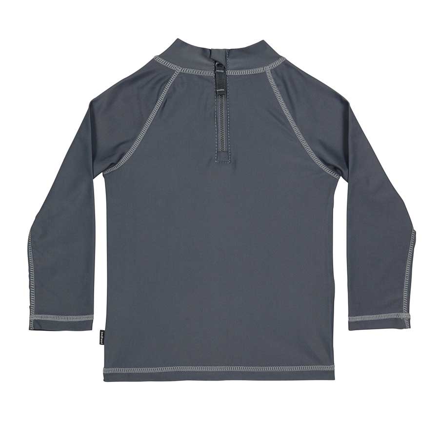 Kids Zip Up UPF50+ Rash Vest - Slate - Laguna Lifestyle