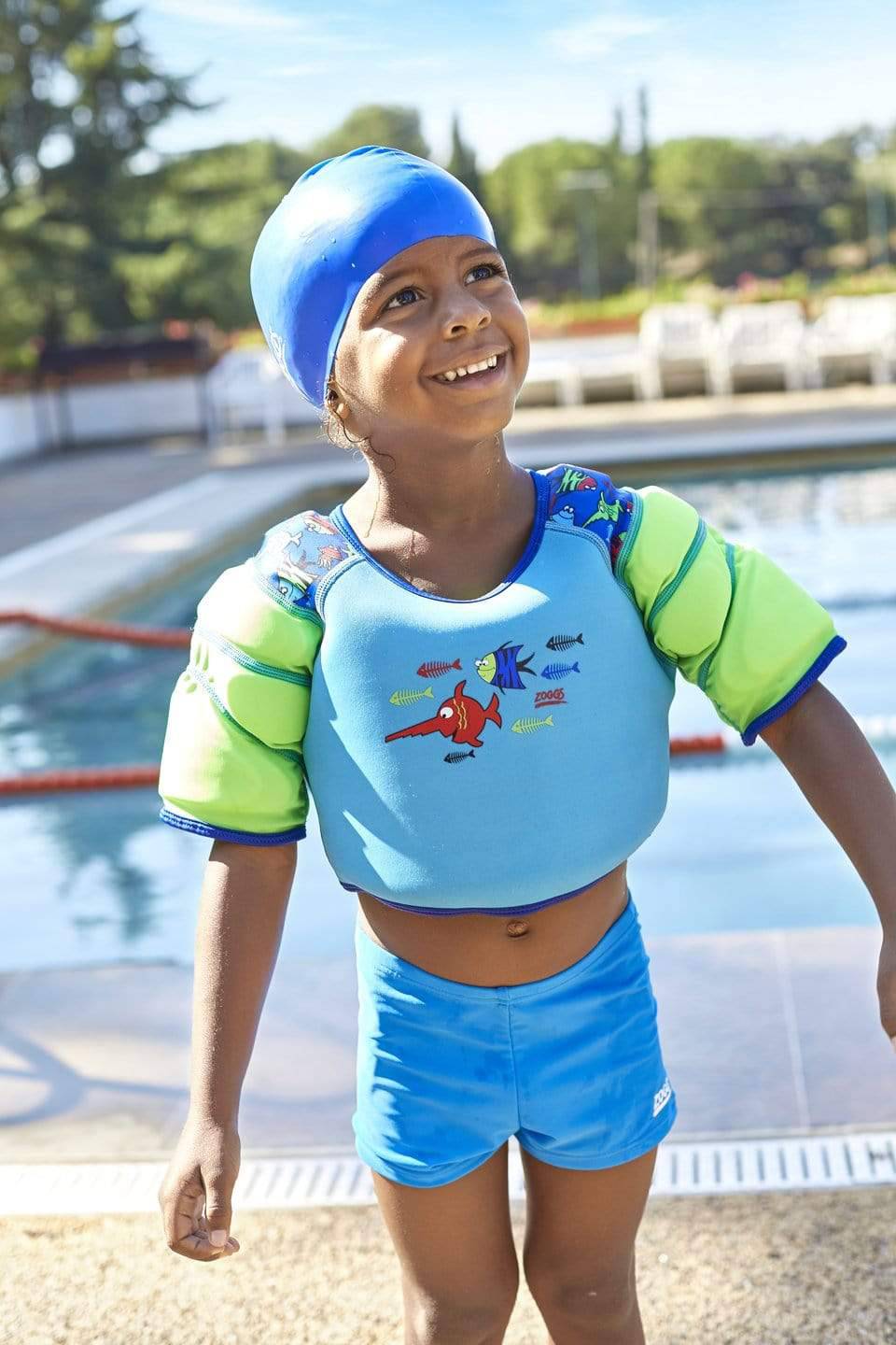 Sea Saw Water Wings Vest / Life Vest - Blue - Float Vest