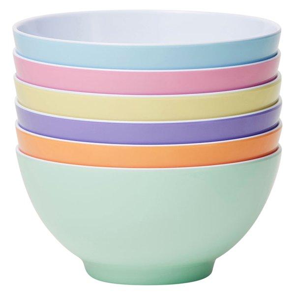 Classic Melamine Dinner Set (24 Piece) - Pastel ‘Dream’ - Laguna Lifestyle