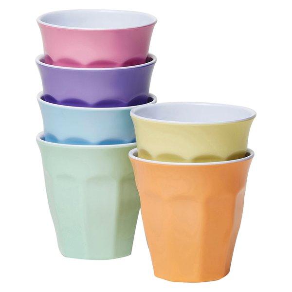 Classic Melamine Dinner Set (24 Piece) - Pastel ‘Dream’ - Laguna Lifestyle