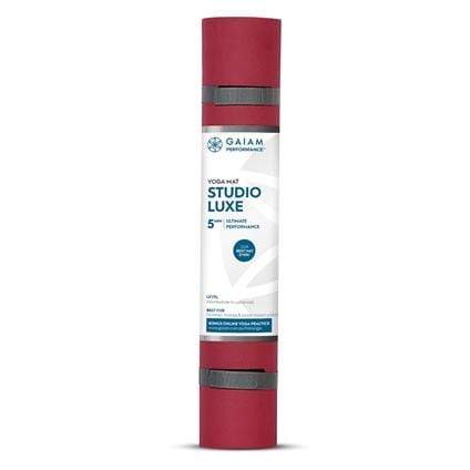 Gaiam Performance Studio Luxe 5mm Yoga Mat With Sling - Laguna Lifestyle