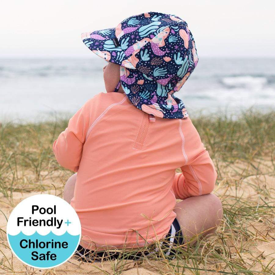 Kids Rash Vest UPF50+ - Peach - Laguna Lifestyle