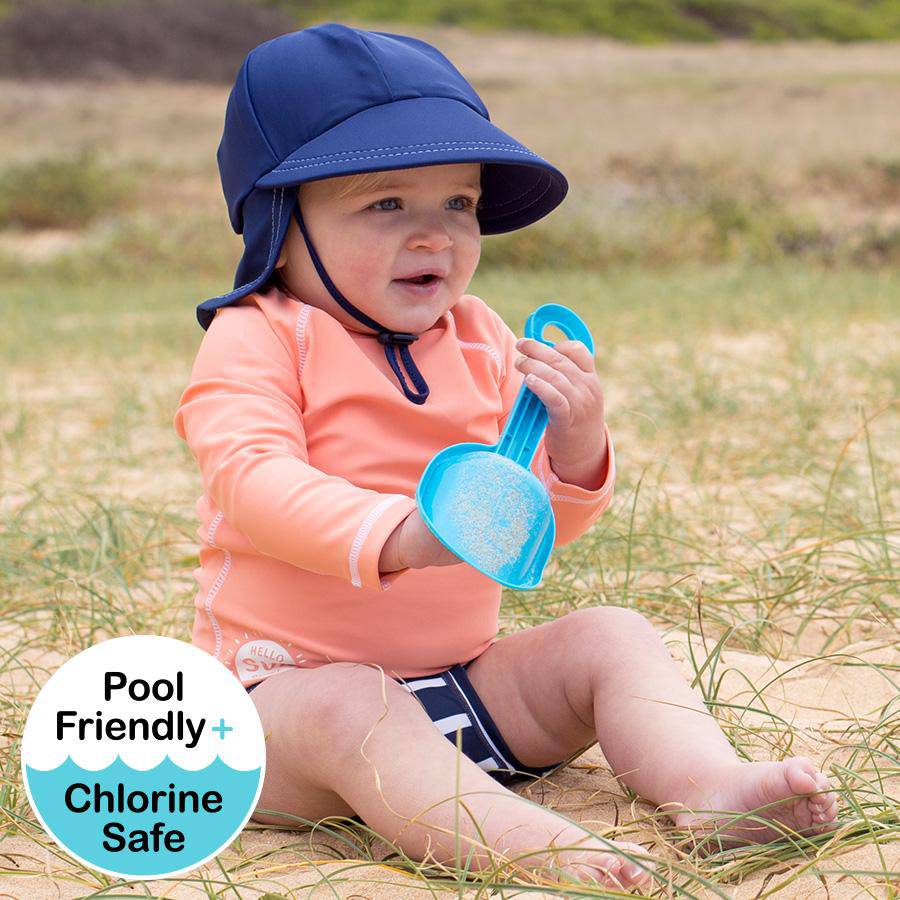 Kids Rash Vest UPF50+ - Peach - Laguna Lifestyle