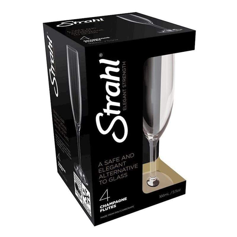 Champagne Flute 4 piece Set - Shatterproof - Champagne Glass