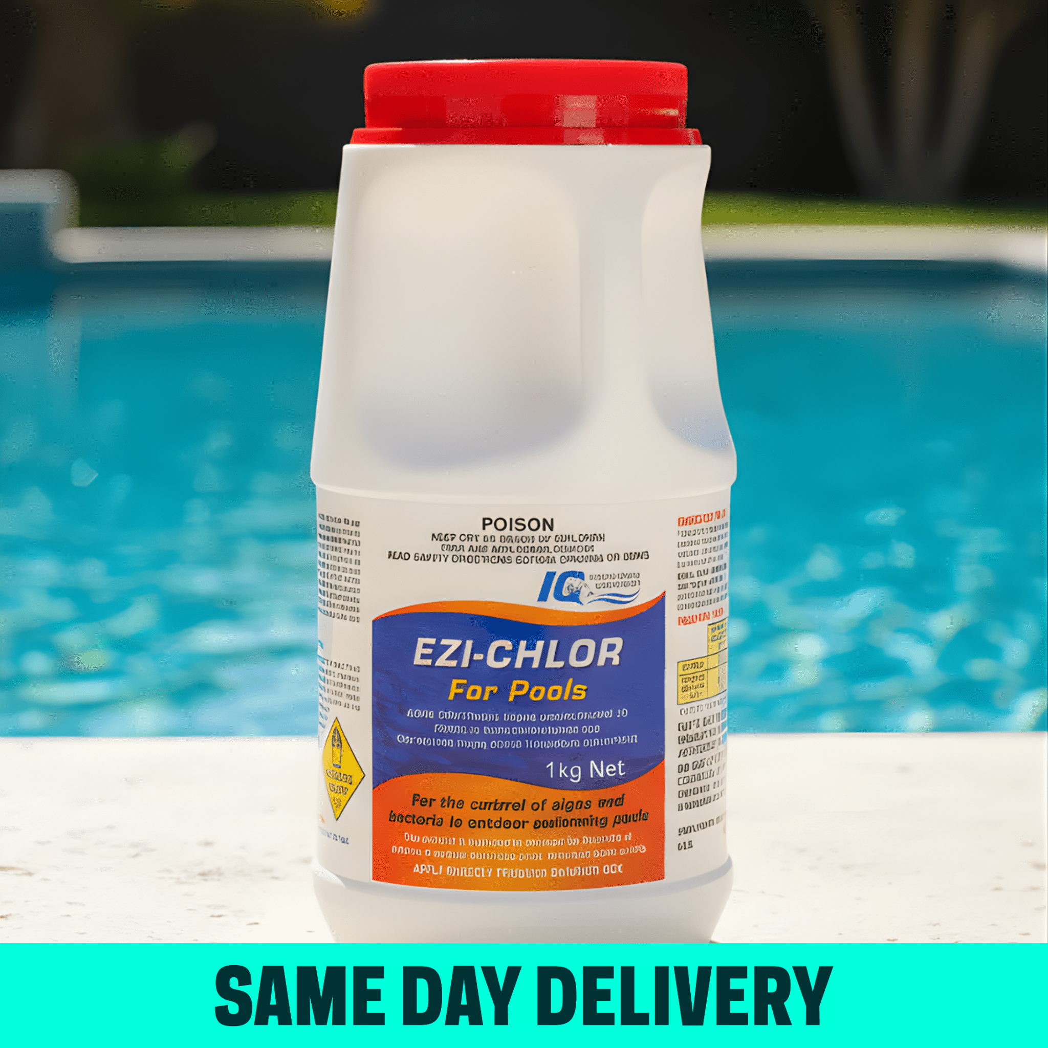 IQ Ezi - Chlor Granular Chlorine 1kg - Pool Chemicals