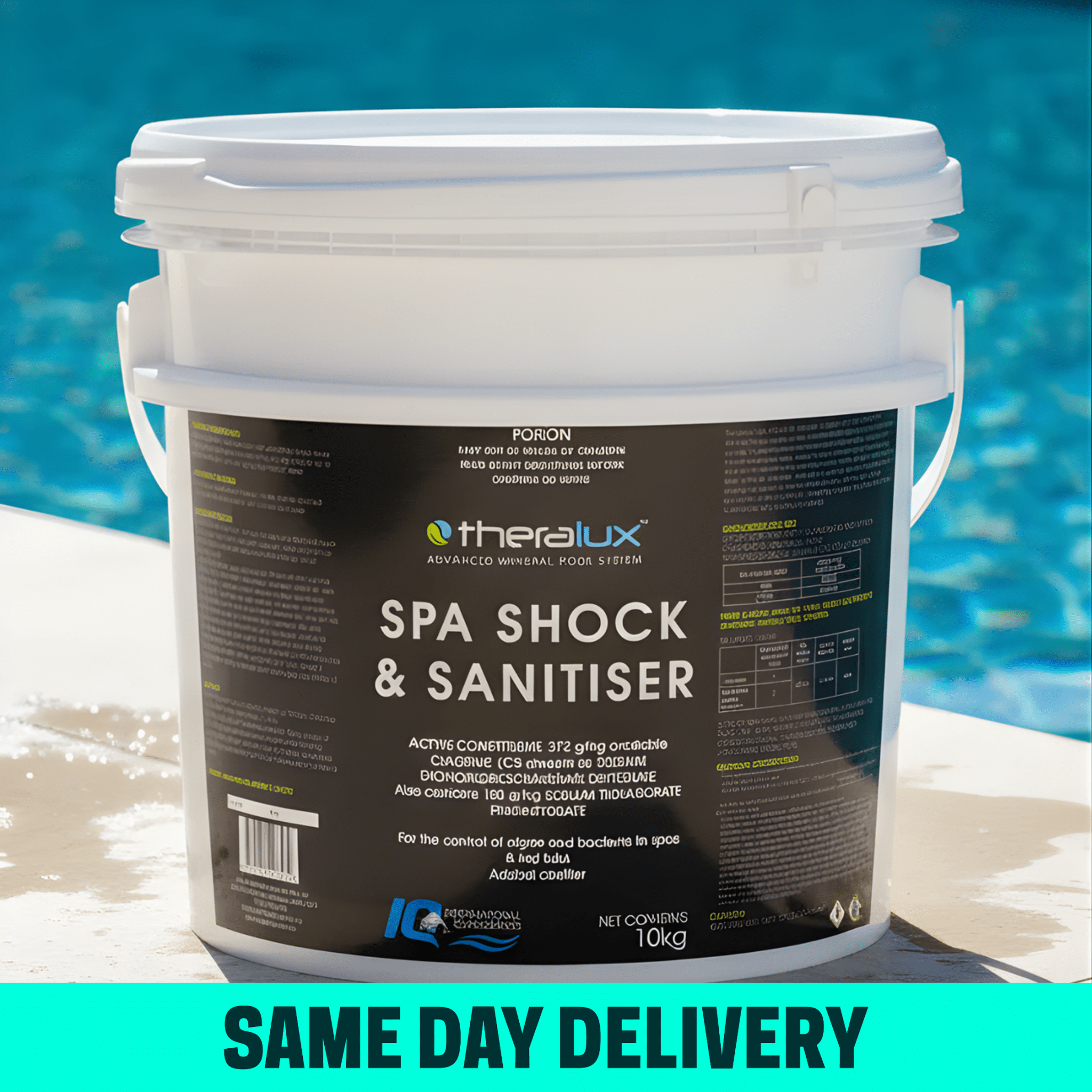 IQ Theralux Spa Shock & Sanitiser 10kg - Pool Chemicals