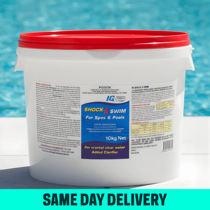 IQ Pool Shock & Swim 10kg - Pool Chemicals