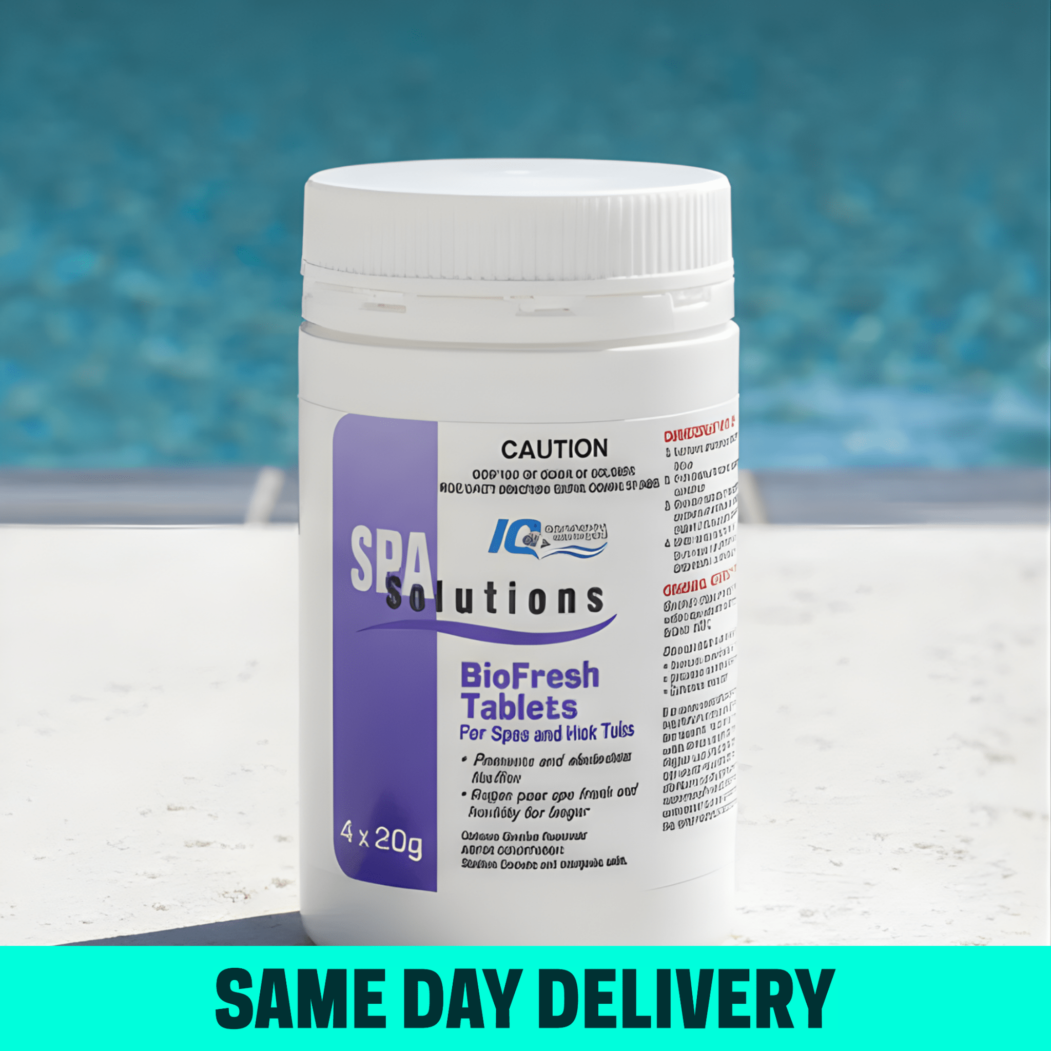 IQ Spa BioFresh Tablets 4 x 20g - Pool Chemicals