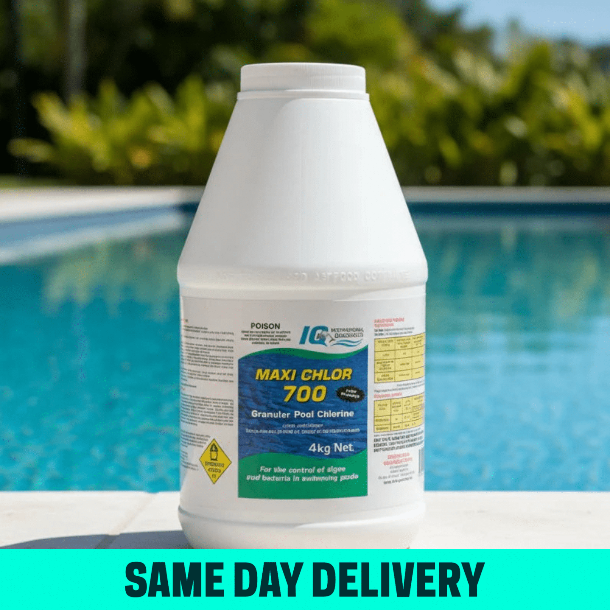 IQ Maxi Chlor 700 Calcium Hypochlorite 4kg - Pool Chemicals