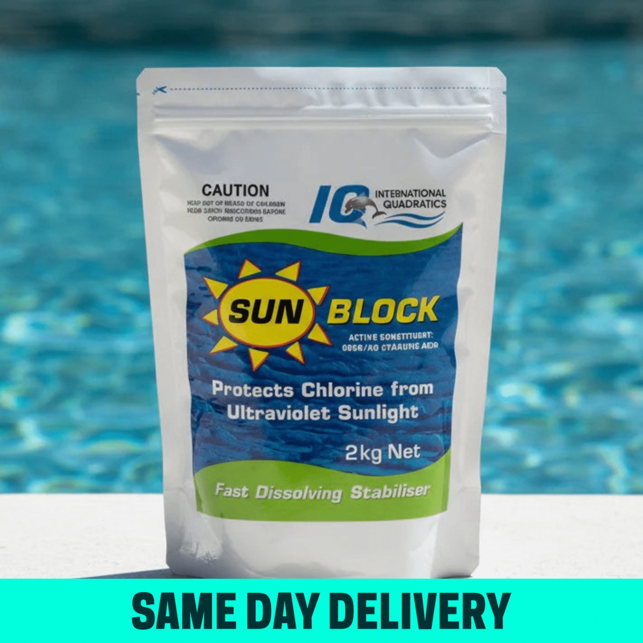 IQ Pool UV Blockout / Sunblock 2kg - Pool Chemicals
