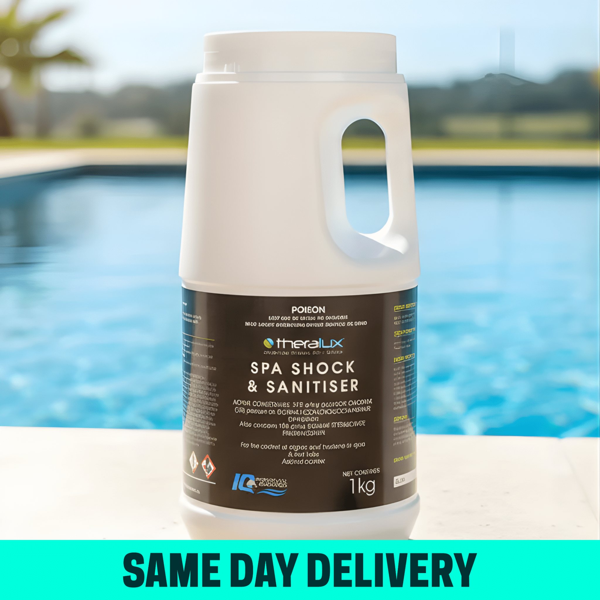 IQ Theralux Spa Shock & Sanitiser 1kg - Pool Chemicals