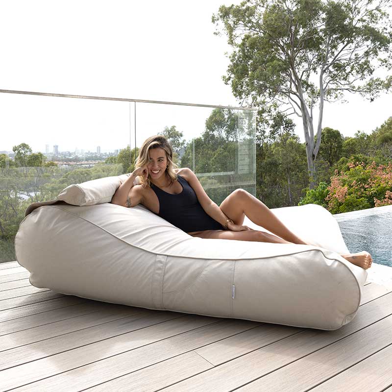 Mooi Living Nevaeh Outdoor Sunbed - Outdoor Bean Bag