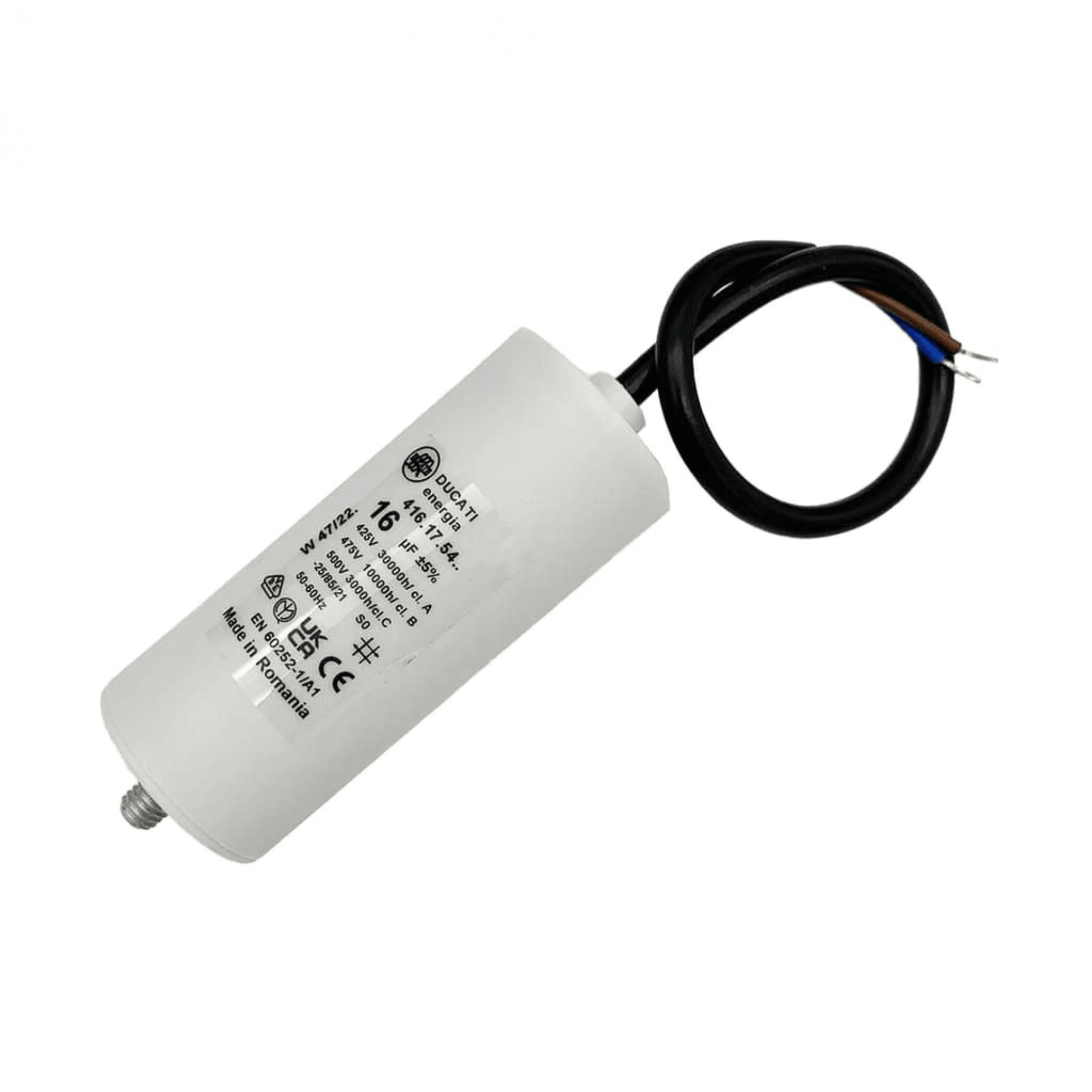 16uf Capacitor, Fly Lead - Capacitor