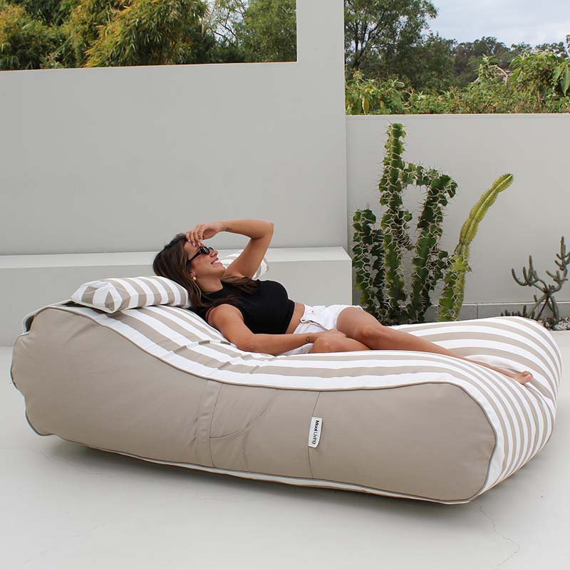 Mooi Living Nevaeh Outdoor Sunbed - Outdoor Bean Bag