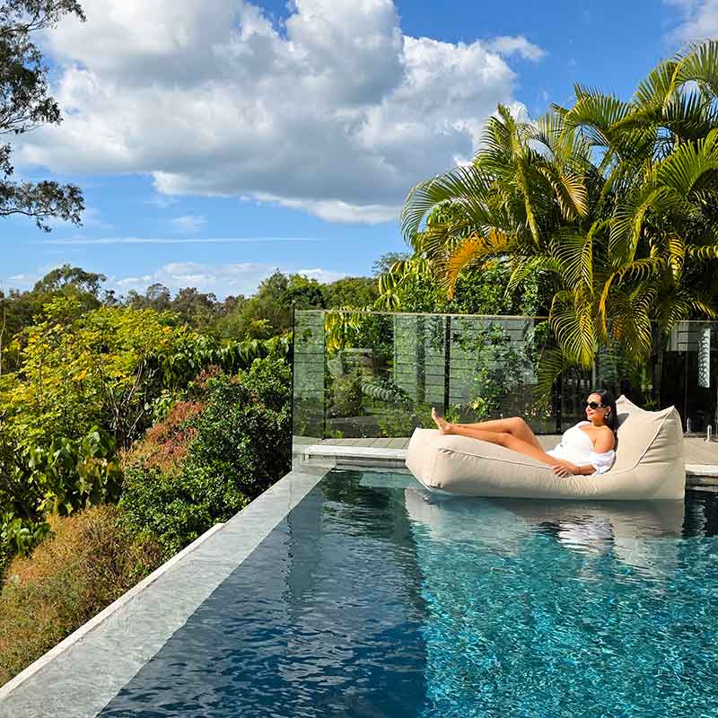 Mooi Living Talia Pool Float Lounger - Outdoor Bean Bag