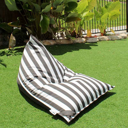 Mooi Living Outdoor Reversible Triangles - Outdoor Bean Bag