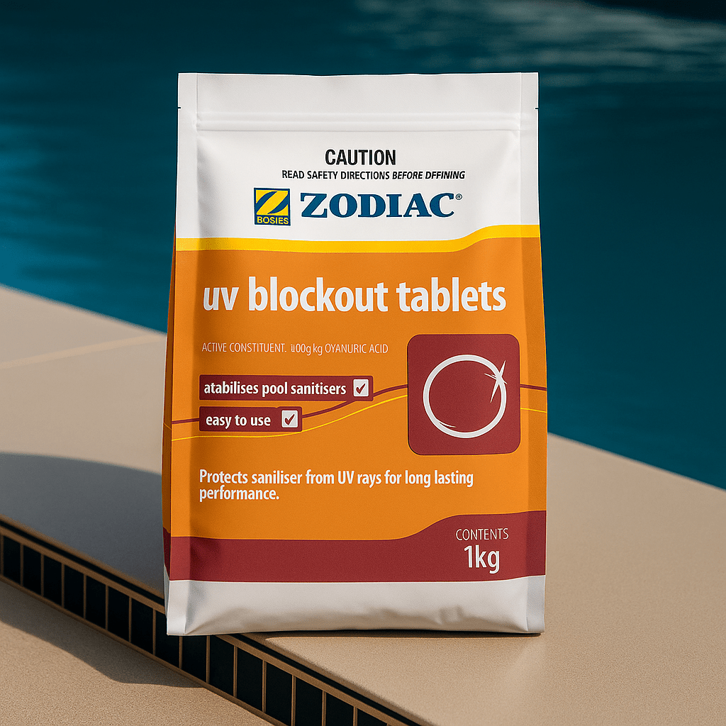 Zodiac UV Blockout Tablets 1kg - Chemical Maintenance