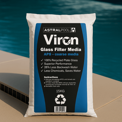 Viron Active Glass Filter Media Coarse 15kg - Equipment
