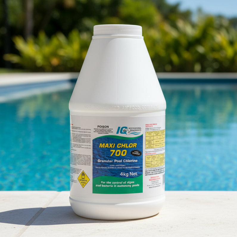 IQ Maxi Chlor 700 Calcium Hypochlorite 4kg - Pool Chemicals