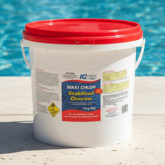 IQ Maxi Chlor Stabilised Granular Chlorine Salt Boost 10kg - Pool Chemicals