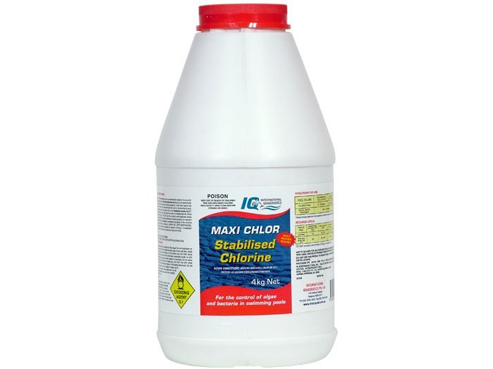 IQ Maxi Chlor Stabilised Granular Chlorine Salt Boost 4kg - Pool Chemicals