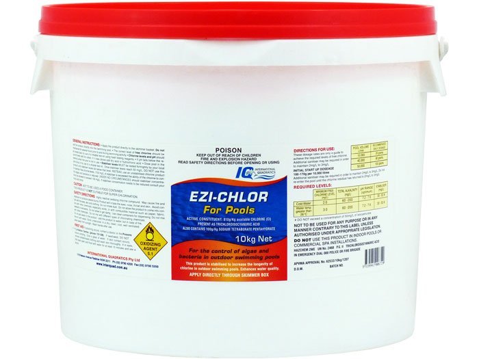 IQ Ezi - Chlor Granular Chlorine 10kg - Pool Chemicals