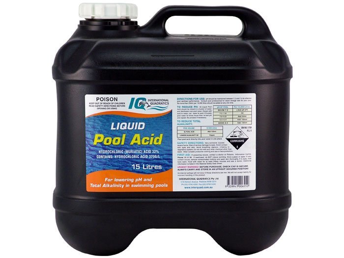 IQ Liquid Pool Acid 15L - Pool Chemicals