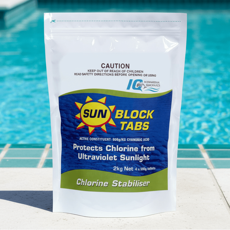 IQ Sunblock Tabs 1kg - Pool Chemicals