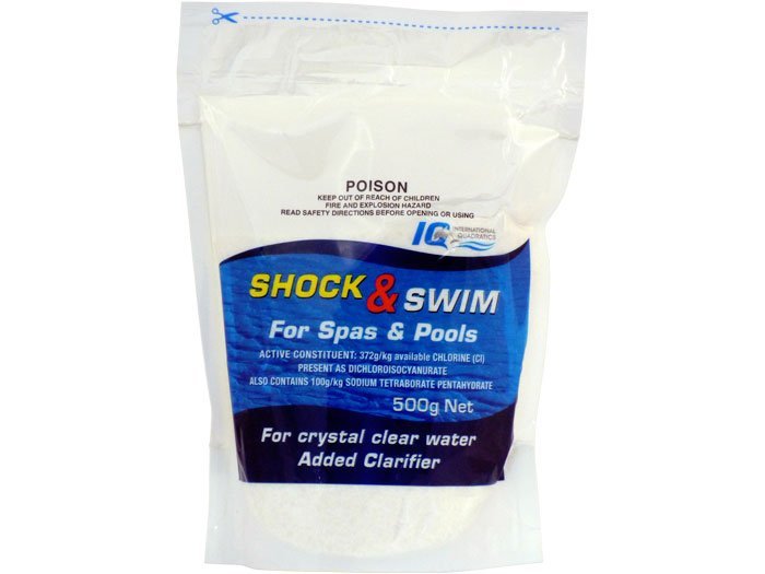 IQ Pool Shock and Swim 500g - Pool Chemicals