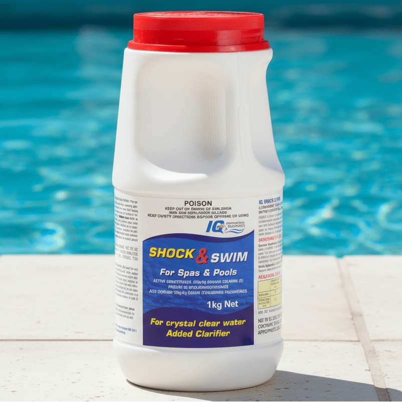 IQ Pool Shock & Swim 1kg - Pool Chemicals