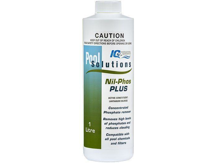 IQ Pool Nil - Phos Plus Phosphate Remover 1L - Pool Chemicals