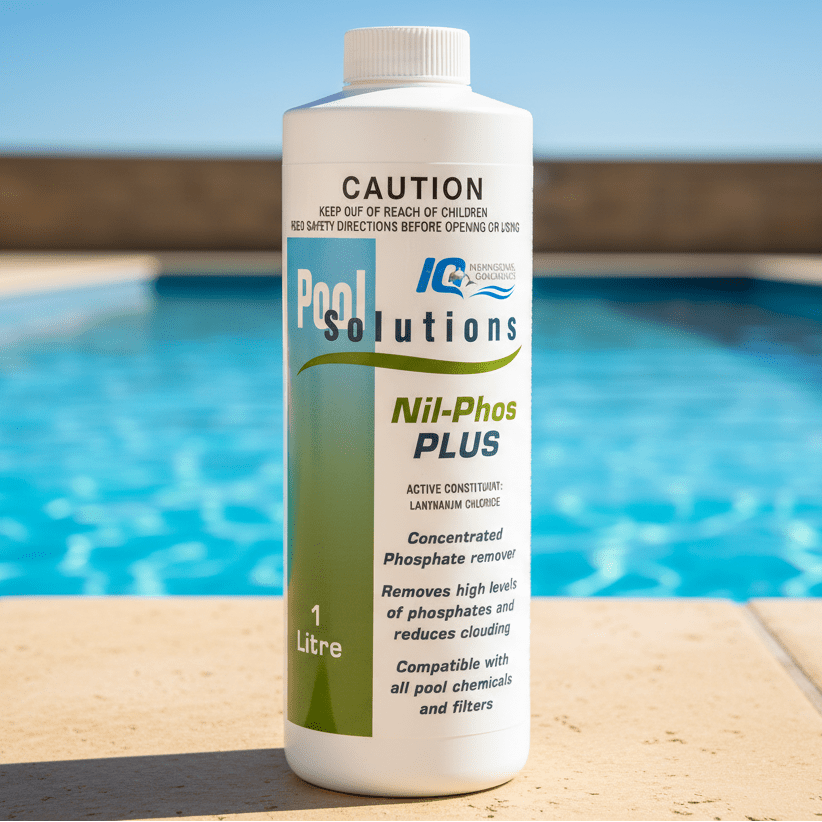 IQ Pool Nil - Phos Plus Phosphate Remover 1L - Pool Chemicals