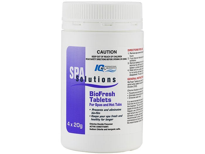 IQ Spa BioFresh Tablets 4 x 20g - Pool Chemicals